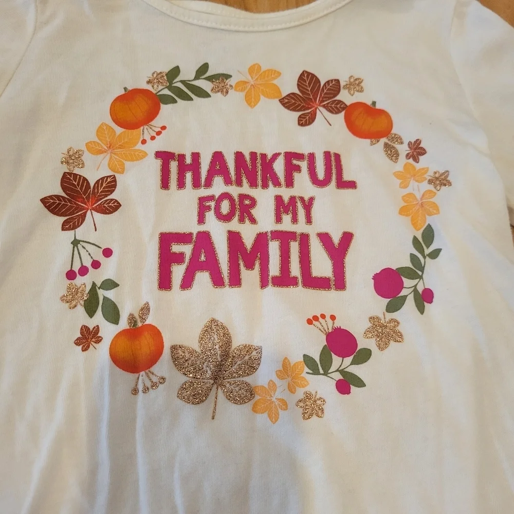 The Children's Place Fall Thanksgiving Long Sleeve T-shirt Bundle Size 3T